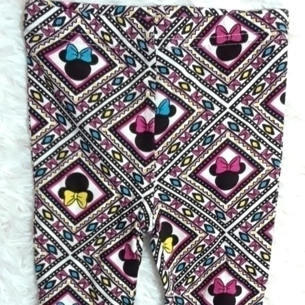Disney Mini Mouse Silhouette Leggings-Size 0-3 Mos
